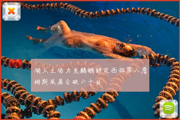 湖人主场力克鹈鹕锁定西部第八詹姆斯浓眉合砍六十分